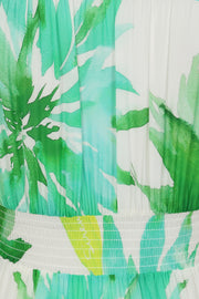 Imelda  Midi Dress Green Floral