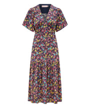 Imelda Dress Navy Ditsy Floral