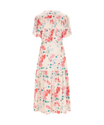 Load image into Gallery viewer, Imelda Dress Ecru Fish Print
