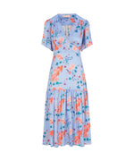 Load image into Gallery viewer, Imelda Dress Blue Print
