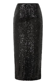 Madrid Sequin Skirt in Black