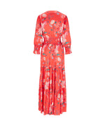 Load image into Gallery viewer, Riri Maxi Dress Coral Fish Print
