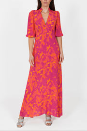 Elena Pink Butterfly Print