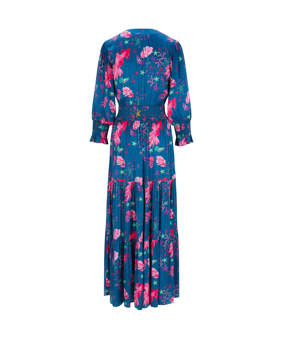 Riri Dress Dark Blue Fish