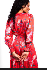 Load image into Gallery viewer, Riri Maxi Dress Coral Fish Print
