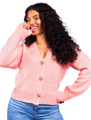 Patti Cardigan Pastel Pink