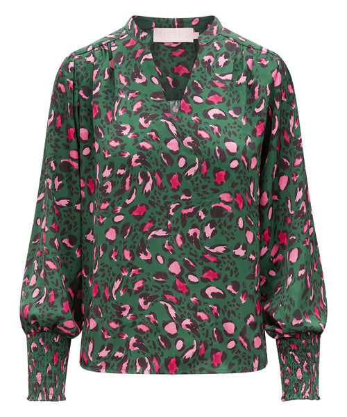 Load image into Gallery viewer, Dawn Blouse Dark Green
