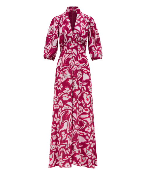 Load image into Gallery viewer, Elena Maxi Dress in Pink
