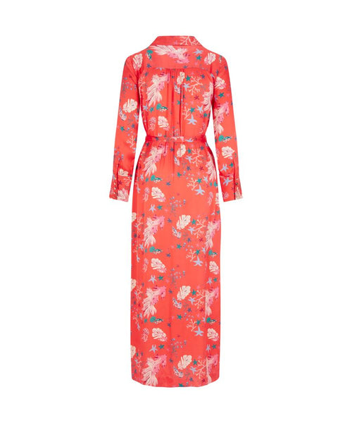 Load image into Gallery viewer, Dionne Dress Coral
